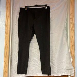 NYDJ stretch ankle pants.  Color:Dark Gray/Black.